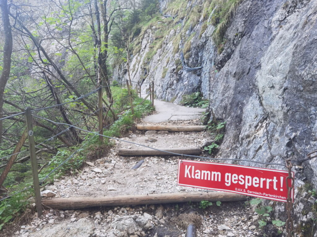 Almbachklamm gesperrt? Alle Informationen, wann die Klamm gesperrt ist